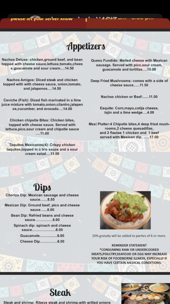 The Art of Flavors Menu image 2