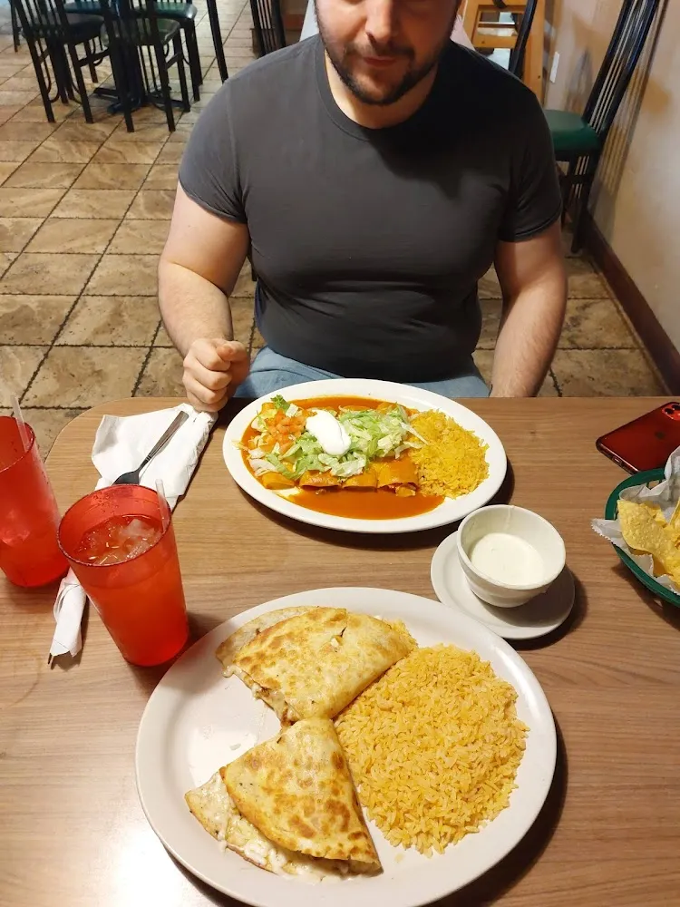 Quesadilla and Enchiladas